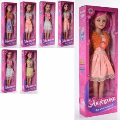 Лялька Барбі 4698-UA "Анжеліка" 60см ростова. Співає українською у коробці