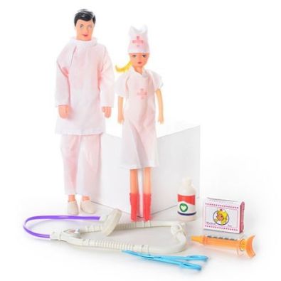 Ляльки Сім'я Барбі "Лікар" набір 2в1 у кульку 29 см.