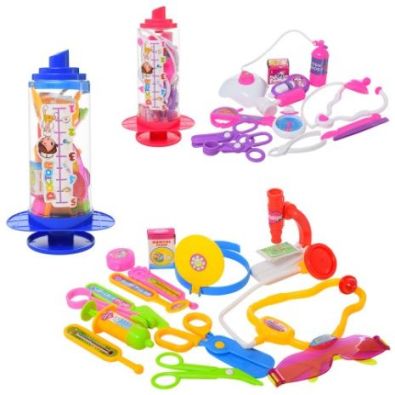 Набір доктора в упаковці "Колба-шприц" 13 деталей